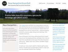 Tablet Screenshot of nhgreatgolf.com
